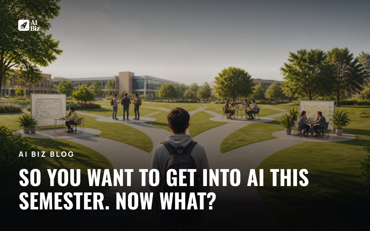 So You Want to Get Into AI This Semester. Now What?