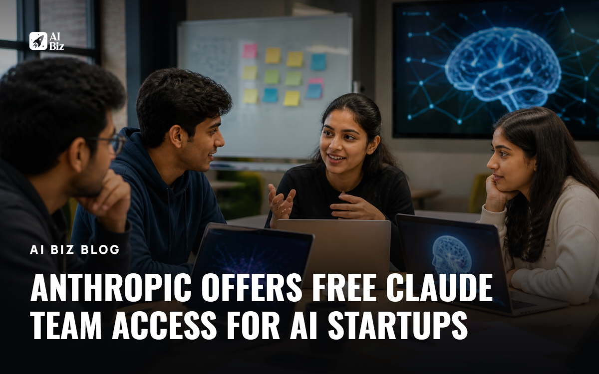 Anthropic Offers Free Claude Team Access for AI Startups