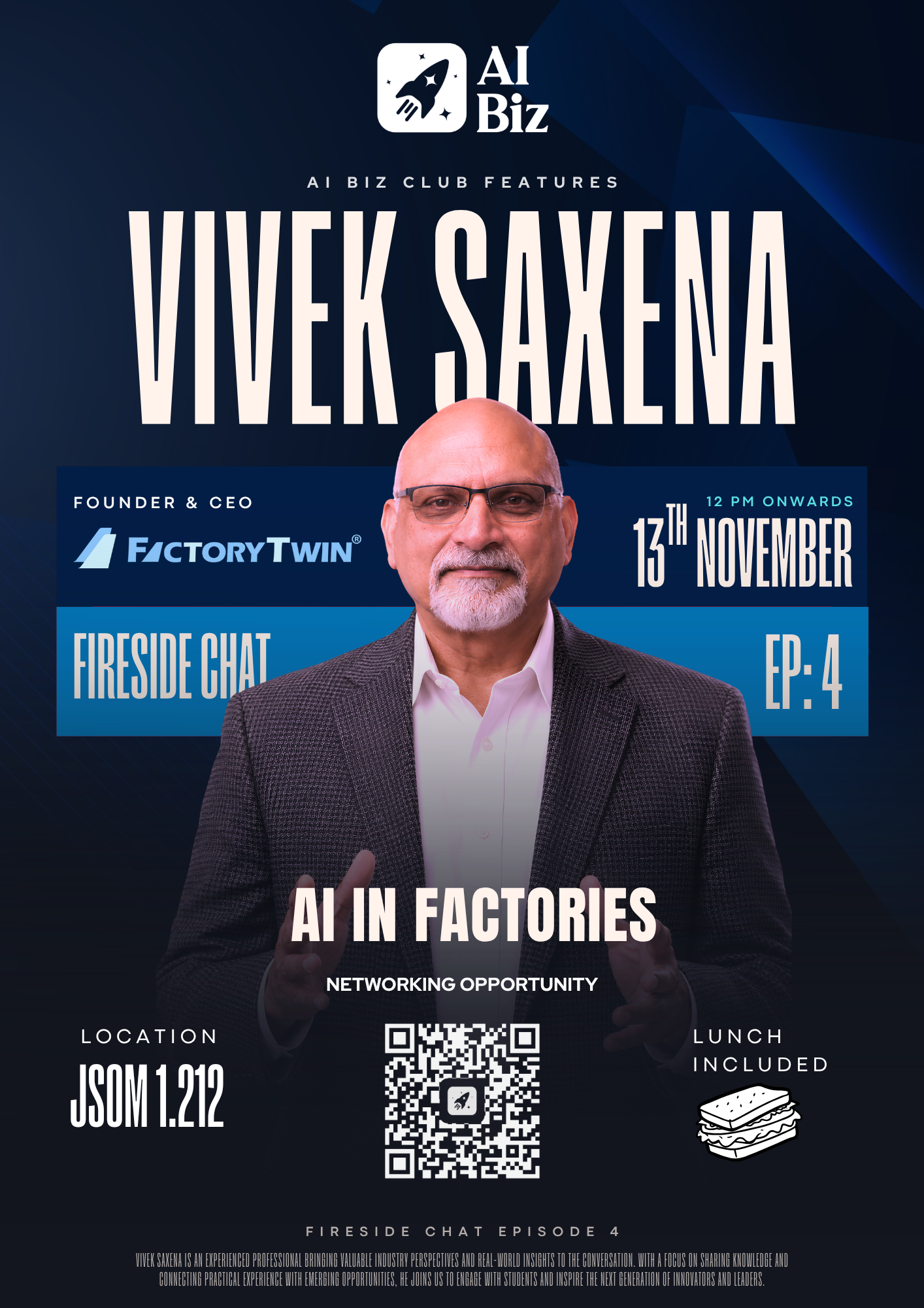 Fireside Chat Ep. 4: Vivek Saxena, CEO of FactoryTwin